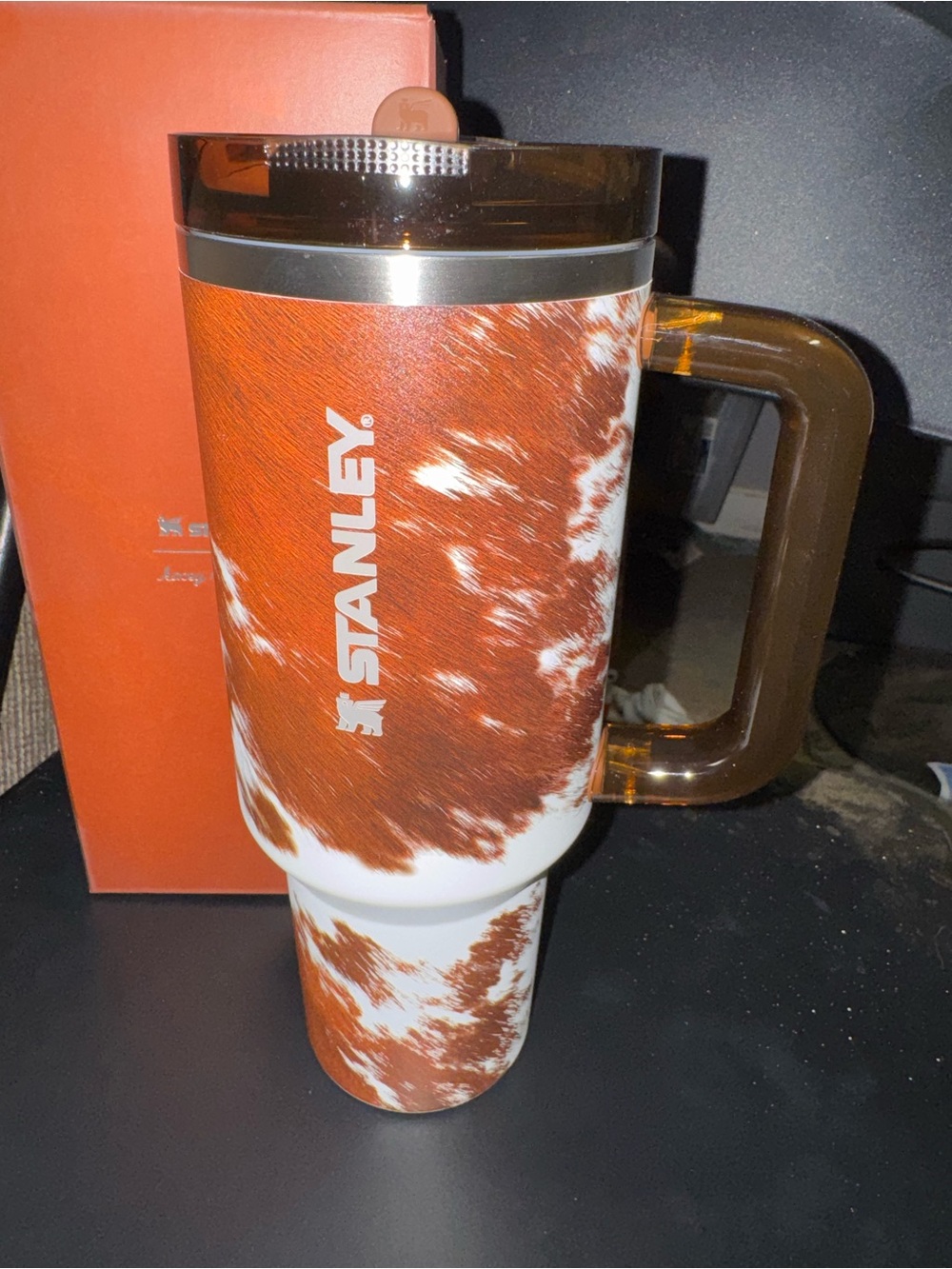 The Kacey Musgraves x Stanley 1913 Quencher ProTour Flip Straw Tumbler 40 OZ Cow - Picture 3 of 7